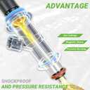 Fuel Injectors 69J137610000 CDH240 Set of 6 Compatible with YAMAHA Outboard 4 Stroke F200TXR F225TLR F225TXR LF225TXR # Replace 69J-13761-00-00