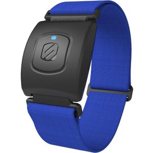 Scosche Rhythm R+2.0: Waterproof/Dustproof Armband with ANT+ & BLE Bluetooth Smart for Hyper Accurate Workout Heart Rate Monitoring with Wahoo, Peloton, LED Monitor, DDP Yoga, Strava