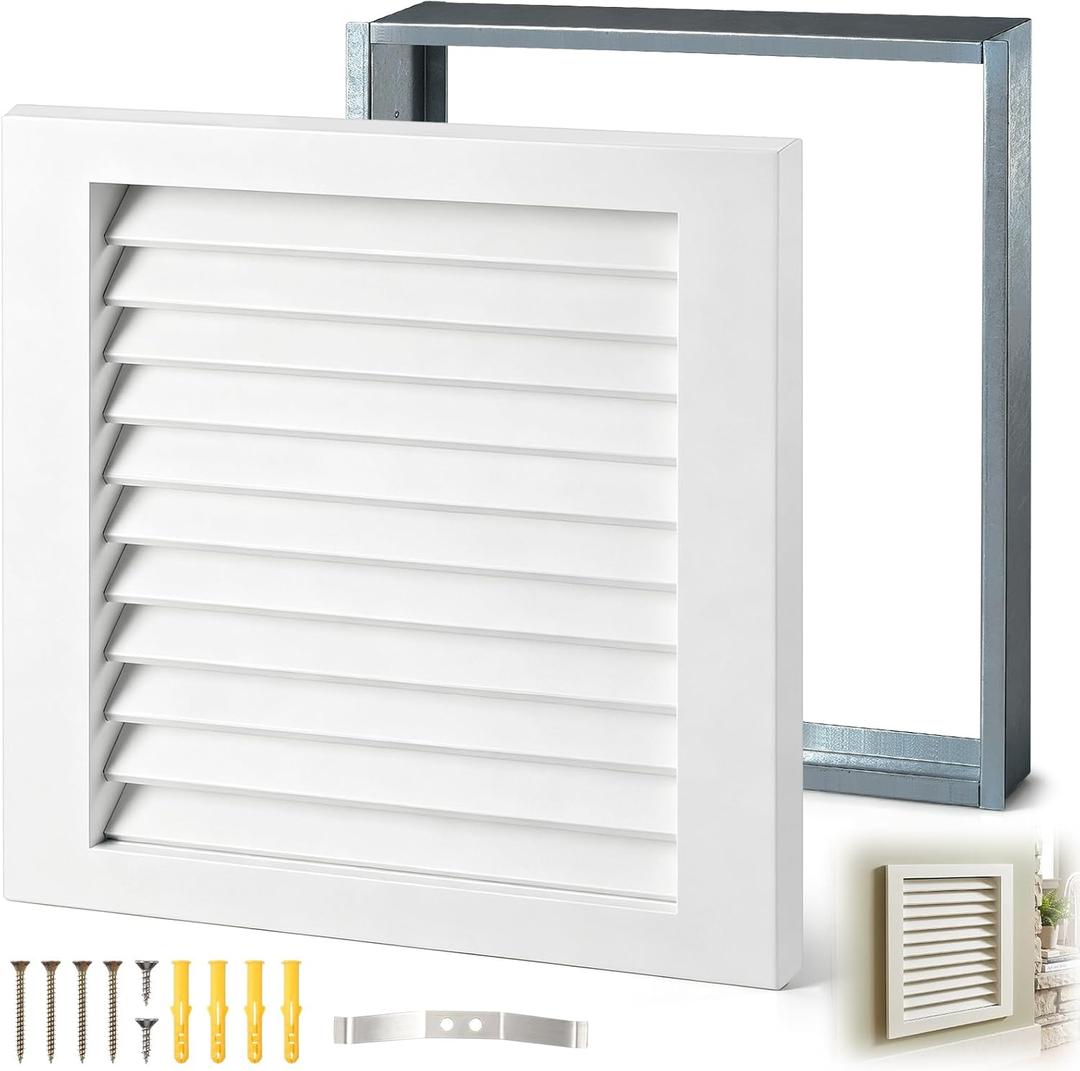Wooden AC Return Air Vent Cover, 20" Wide X 20" Tall X 3" Deep