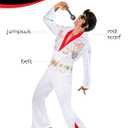 Rubies Elvis Presley: Elvis Presley Costume for Adults, Men's XL (White, M)