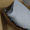 Wibeelee 60"x8"x5" Bed Wedge Pillow for Headboard Bed Wedge Gap Filler Cover 1.5-inch Gaps Mattress Wedge Gap Filler to Stop Items Falling Down(Grey)