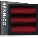 HANN&CO Washable Reusable High Flow Durable Cabin Air Filter（HCC1011-X） | Greater Than 15 Years of Service Life，Suitable For Toyota Lexus Subaru Land Rover Jaguar，Replacement CF10285 CP285 VF2000 : Automotive
