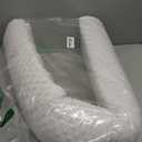 Bed Bumpers for Toddlers Foam Bed Rail for Toddlers 1 Pack Bed Rails Bumper for Queen, King, Twin, Full-Size Bed with Non-Slip Machine Washable Cover (White)