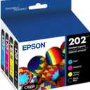 EPSON 202 Claria Ink Standard Capacity Black & Color Cartridge Combo Pack (T202120-BCS) Works with WorkForce WF-2860, Expression XP-5100