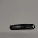 Digital Meat Thermometer - 2S Instant Read Food Thermometer with Backlight, Foldable Probe for Turkey BBQ Grill Smoker Candy, Essential Kitchen Cooking Gadget (Black)