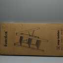 3 Step Ladder, Foldable Step Stool with Widened Pedal, Pink