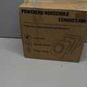 Bathroom Ventilation Fan with Light,With light color controller,12W Square LED 3000K/4500K/6000K,141 CFM,0.7 Sones Quiet Bathroom Exhaust Fan,White(3-Colour LED)