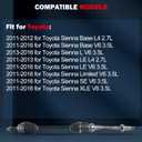 cciyu NCV69184 CV Axle Shaft Assembly Fit For Toyota Sienna 2.7L | For Toyota Sienna 3.5L 2011-2016 Front Right Passenger Side
