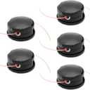 Nakkaa 99944200907 5PCS Trimmer Head Compatible with Speed-Feed 400 Trimmer Head SRM-225 SRM-230 SRM-210 String Trimmer Weed Eater Head 99944200902