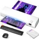 9 Inch Portable Laminator Machine,40 Sheets Included, All-in-One A4 Thermal Laminator w/Trimmer & Corner Rounder with Anti-Jam Tech, for Home, Office, School, Business