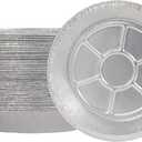9" Pie Pans (30pack) - Disposable Aluminum Foil Pie Tins,Heavy-duty, Baking Tin Plates, Standard Size