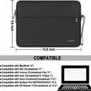 Laptop Sleeve Case 13 Inch, Water Resistant Traveling Computer Cover with Handle, Shockproof Protective Carrying Laptop Bag Compatible for 13 in MacBook Air/MacBook Pro M2 M1, Black