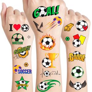 2 x 200Pcs 2026 World Soccer Cup Temporary Tattoos, Soccer Tattoos Stickers for Party Favors & Goodie Bag Stuffers