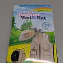 Kids Explorer Vest and Hat Costume - Backyard Safari Cargo Vest Kid Outdoor Activity - Gifts for Young Kids, Boys and Girls Ages 3-6