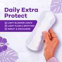 Always Panty Liners for Women Anti-Bunch Xtra Protection Daily Liners, Extra Long, Unscented, 116 Count