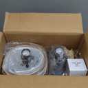 Double Gourd Ceramic Table Lamps Set of 2, Modern Blue Bedside Lamps for Night Stand, Contemporary Nightstand Lamps for Bedroom Living Room (Bulb Included)