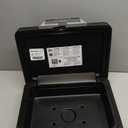 SentrySafe Fireproof Safe Box with Key Lock, Chest Safe with Carrying Handle to Secure Money, Jewelry, Documents, 0.25 Cubic Feet, 6.3 x 15.3 x 12.1 Inches, 1160