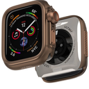 ULTIMAL Metal Case Compatible with Apple Watch Series 9/8/7 45mm with Back Cover,Military Grade Shockproof Protective Case, Rugged Cover for iWatch 45mm (Brown)