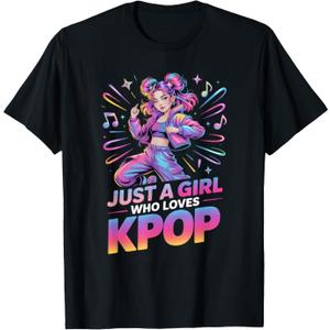 Girls K-Pop T-Shirt, XS