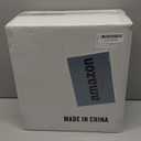 4 Pack Clear Seeded Glass Replacement Shades Covers for Ceiling Fan Light Fixtures Pendant Lighting Chandelier Vanity Light Kitchen Island Light, 2-1/8" Fitter, 5.47" High, 4.76" Diameter