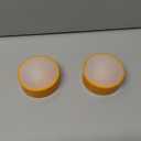 2 Pack Halloween LED pumpkin Lights with Remote and Timers Battery Operated Jack-O-Lantern Lights Bright Flickering Flameless Electric Candles for Halloween Decor Holiday Decorations Orange Color