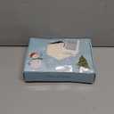 Paulmele 20 Inches Christmas Stockings with Initials,Knit Embroidered Letter White Christmas Stocking,Monogram Christmas Stocking for Famliy Holiday and Xmas Tree Fireplace (LetterL)