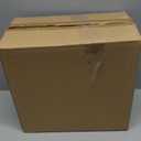 MOPALL Dog Proof Trash Can with Lid, 3.3 Gallon Slim Bathroom Garbage Bin with Inner Bucket, Fits Standard 4 Gallon Bags, Odor Sealing Diaper Pail for Nursery, Modern White Waste Basket, 6.9" Wide White