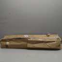 Cordless Blackout Roller Shades Blinds for Windows Free-Stop,Pull Down Room Darkening with Valance,Thermal Insulated Woven Fabric Window Door Blinds for Home,Office,Linen 34" W x 72" H