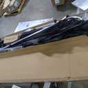 Tops for Boats, Black 3 Bow 88" L x 68" W, 900D Polyester Bimini Top, 2 Rear Support Poles and Storage Boot, 4 Adjustable Nylon Straps