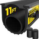 Holikme Garage Door Seals Bottom Rubber,Flexible Rubber Garage Door Seal, Garage Door Weather Stripping Kit Seal Strip Replacement, 5/16 Inch T-End, 3.74 Inch Width (11Ft, Black)