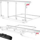 Bed Rails for Elderly Adults Safety, Folding Bedside Assist Rail Handle, Fall Prevention Safety Hand Guard Grab for Seniors & Surgery Patients, Fit King, Queen, Full, Twin(Tool-Free Assembly) (Folding Bed Rail)
