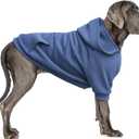 Extra Large Dog Zipper Hoodies Clothes Zip Up Sweaters 6XL