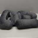 Zomaple Face Down Pillow After Eye Surgery  Memory Foam, Washable Cover, & Ventilated Design  Facedown Pillow for Sleeping, BBL Equipment, Retinal & Vitrectomy Recovery (Grey)