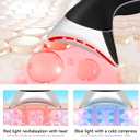 Ms.W Red Light Neck Face Massager, Facial Massager with Hot & Cold Modes for Skin Care, Vibration for Skin Tightening and Rejuvenation