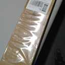 AURILOFT No Drill L-Shaped Vinyl Cordless Mini Blinds,White,27.5" Wx 48" H