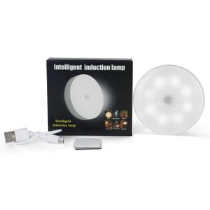 Night Light, Wireless Rechargeable Night Light, Kids Night Light, Soft White Night Light for Bedroom Hallway