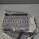 Cethom Boho Throw Pillow Covers 18x18 Inch Set of 2, Farmhouse Decorative Couch Pillow Cases, Navy Blue Accent Pillows of Bed, Sofa Bedroom Living Room Home Decor Cushion Cover