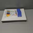 Set of 12 Small White Board Dry Erase Boards Classroom Pack 9" x12 Double Sided Personal Whiteboards for Students Teachers School Supplies Lapboards Mini Whiteboard Erasers Incl and Colors Pens