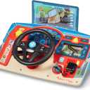 Melissa & Doug PAW Patrol Rescue Mission Wooden Dashboard - Kids Activity Board, Toddler Sensory Toys, Pretend Play Driving Toy, Paw Patrol Toys for Kids Ages 3+