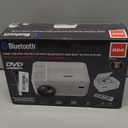 RCA RPJ140 Projector With Built-in Bluetooth & DVD Player - Movie Projector - 1080P Supported For HD, Video & Screens - Portable DVD Projector For Home Theater Compatible With Phone, Laptop, PS4, Xbox