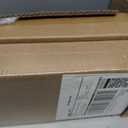 No Drill L-Shaped Vinyl Cordless Mini Blinds,White,28.5" Wx 36" H