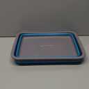 Collapsible Dish Pans  10L (2.6 Gal) Foldable Sink Tub, 14.5'' x 10.5'' x 5", Compact and Space-Saving Multiuse Foldable Basin for Dish Washing, Camping, RV and Vegetable Cleaning (Blue)