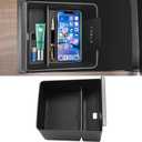 Jaronx Compatible with 2026 2025 2024 2023 2022 2021 Tesla Model X/Model S Console Organizer,Center Console Storage Upgraded S/X Plaid/Long Range, Armrest Organizer Tray Accessories