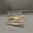 Prestee 48 Pack Champagne Flutes Plastic Disposable - Gold Glitter Flute Glasses for Champagne, Mimosa Bar, New Year's Eve 2025 Party Supplies, Wedding, Shower, Event - 4.5 oz Fairy Stemware