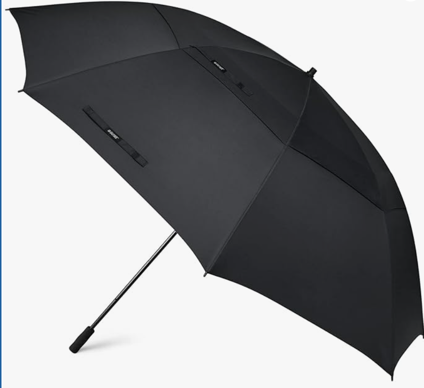 Automatic Open Golf Umbrella, 72 inch Extra Large Oversize Double Canopy Vented Stick Umbrellas, Windproof Waterproof Umbrella for Men And Women Amazon's Choice