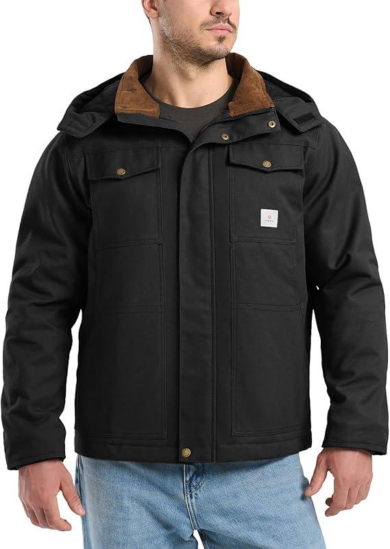 HISEA Winter Work Jackets for Men M Size