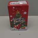 Christmas Candle Night Light Plug into Wall Glitter Water Nightlight with USB/Outlet Options, Christmas Decorative Nightlight for Bedroom Kitchen Nursery Hallway Holiday Decorations Gifts (Red Candle) (1 Pack)