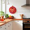 2 PACK Tortilla Warmers, Premium Insulated Fabric Pouch, Tortilla Holder, Keeps Tacos, Naan, Pizza Warm (Orange+Bule)