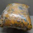 MUSSEL Yellow Bedding Queen Comforter Set 3 Pieces,Vintage Botanical Floral Pattern Bed Comforter Sets, Boho Whimsical Modern Printed Design Cute Seersucker Bedroom Comforter and Shams