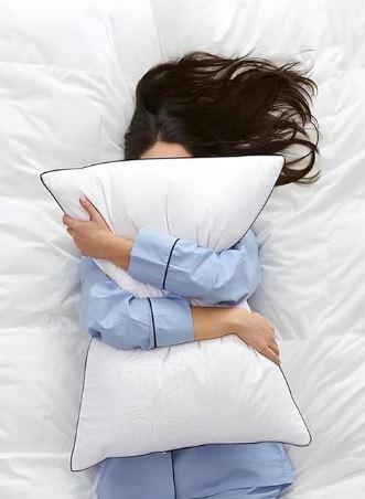 JOLLYVOGUE Bed Pillows Standard Size Set of 2, Cooling and Supportive Full Pillow 4 Pack for Side and Back Sleepers, Down Alternative Hotel Collection Sleeping Pillows, 26x20 Inches